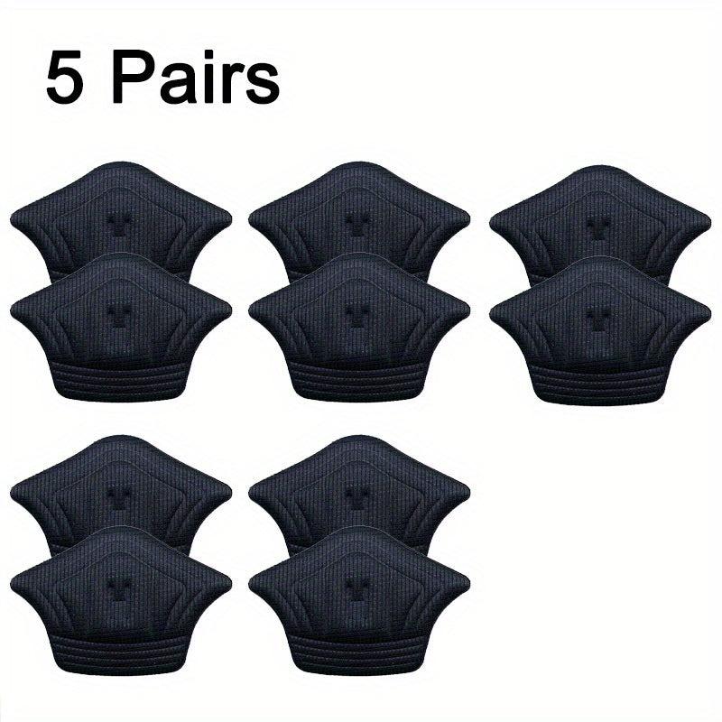 5 Pairs Heel Cushion Pads for Running Shoes Foot Care Inserts