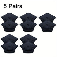5 Pairs Heel Cushion Pads for Running Shoes Foot Care Inserts