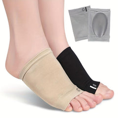 Professional Elastic Foot Bandages Flat Feet Massage Silicone Insoles Arch Pads