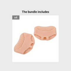 Breathable Silicone Forefoot Pads - Shock Absorption Half Size Insoles