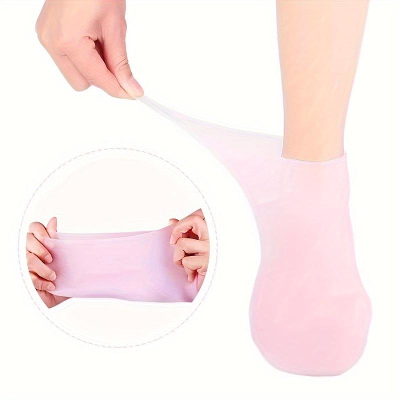 Silicone Moisturizing Socks Foot Cover Anti Cracked Feet Bath Pedicure Socks
