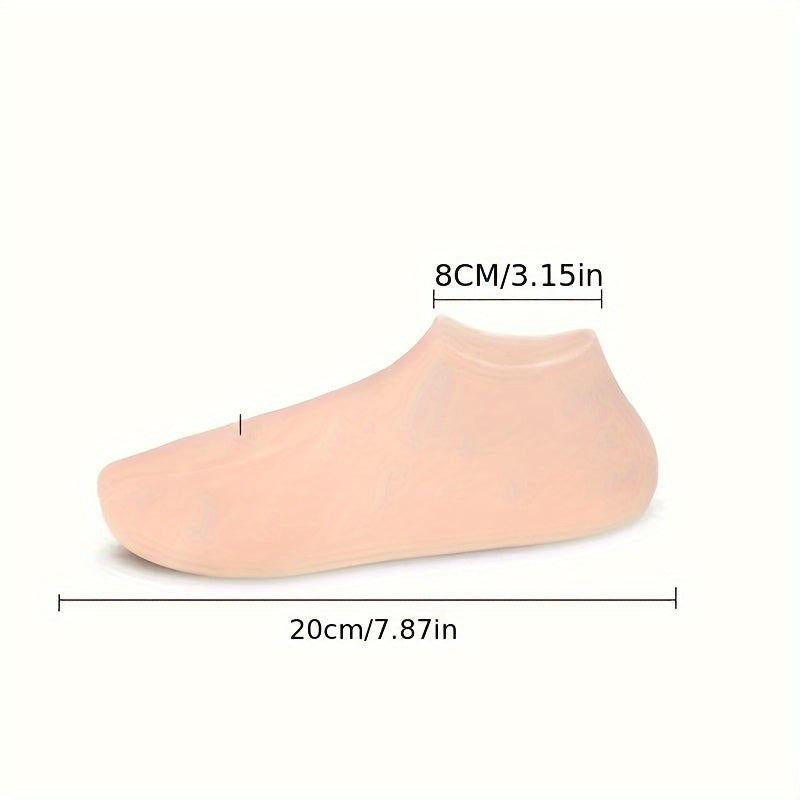 Silicone Moisturizing Socks Foot Cover Anti Cracked Feet Bath Pedicure Socks