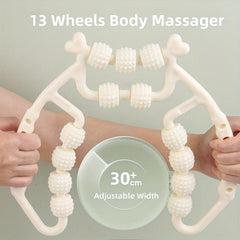 13 Plastic Roller Ring Leg Hand Shoulder Neck Manual Massage