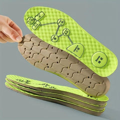 Unisex Herbal Massage Sport Insoles Sweat Absorbing Cushion Arch Support Pads
