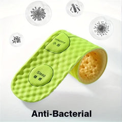 Unisex Herbal Massage Sport Insoles Sweat Absorbing Cushion Arch Support Pads