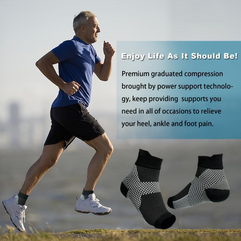 Compression Stockings Men Women Soft Ankle Sleeves