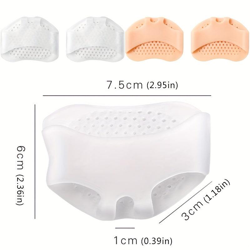 Honeycomb Silicone Foot Pads for High Heels - Anti-Slip Forefoot Pad