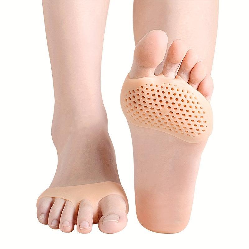 Honeycomb Silicone Foot Pads for High Heels - Anti-Slip Forefoot Pad