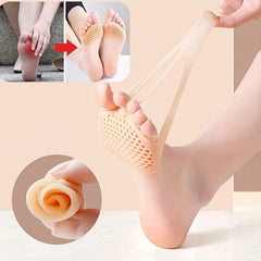 Honeycomb Silicone Foot Pads for High Heels - Anti-Slip Forefoot Pad