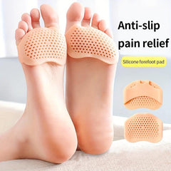 Honeycomb Silicone Foot Pads for High Heels - Anti-Slip Forefoot Pad