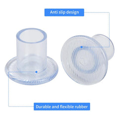 12 Pairs Clear Heel Stoppers High Heel Protectors Women Shoes Heels Savers