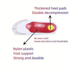 Arch Support Shock Insoles Cushioned Relief for Men