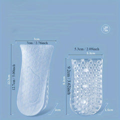 Height Increase Insoles Men & Women Soft Sole Absorption Comfort