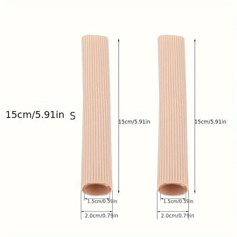 2pcs Toe Sleeve Protectors Soft Toe Separators Foot Care Tool