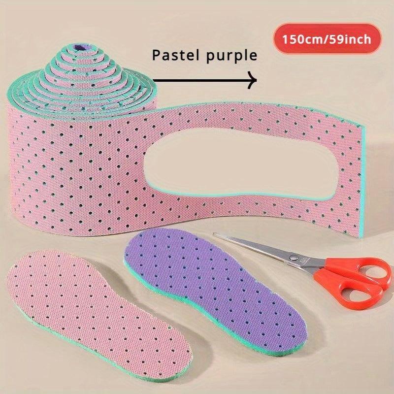 3pcs Cuttable Sweat Absorbent Insoles Soft & Comfortable