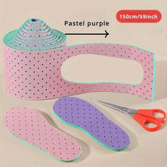 3pcs Cuttable Sweat Absorbent Insoles Soft & Comfortable