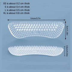 Silicone Heel Stickers Heels Grips Anti Slip Cushions Foot Care Protector