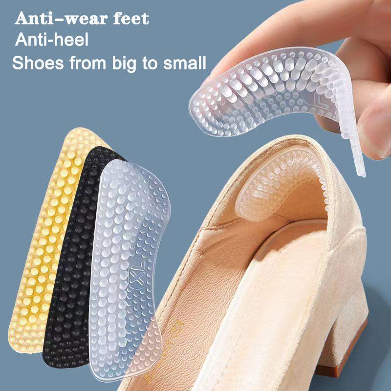 Silicone Heel Stickers Heels Grips Anti Slip Cushions Foot Care Protector