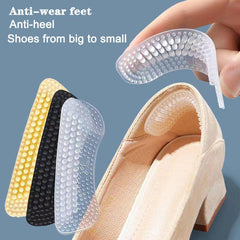 Silicone Heel Stickers Heels Grips Anti Slip Cushions Foot Care Protector