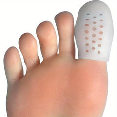 10 Pcs Toe Protector Sleeves with Holes for Relief from Toe Issues