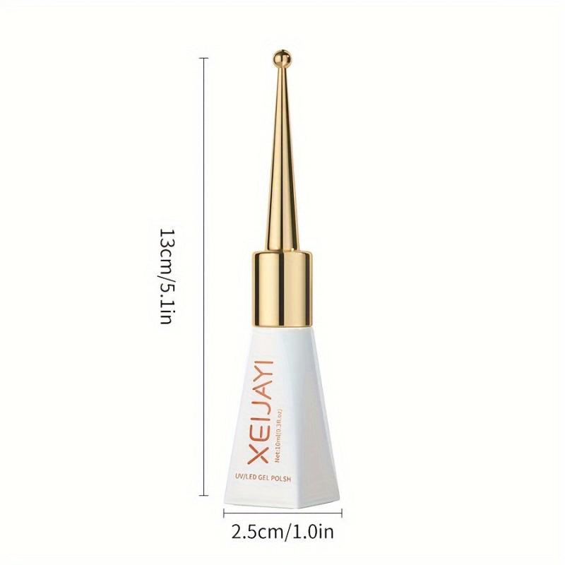 Ruby Red Glitter Magnetic Gel Nail Polish Cat Eye Finish