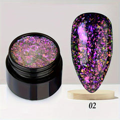 Aurora Gel Nail Polish Top Coat Hybrid Gel Varnish