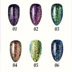 Aurora Gel Nail Polish Top Coat Hybrid Gel Varnish