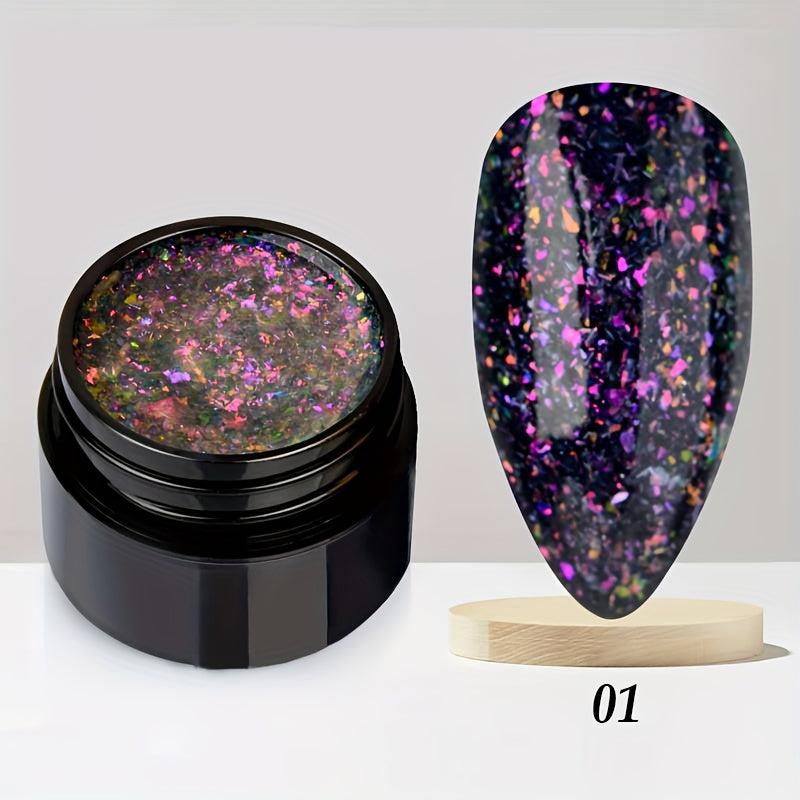 Aurora Gel Nail Polish Top Coat Hybrid Gel Varnish