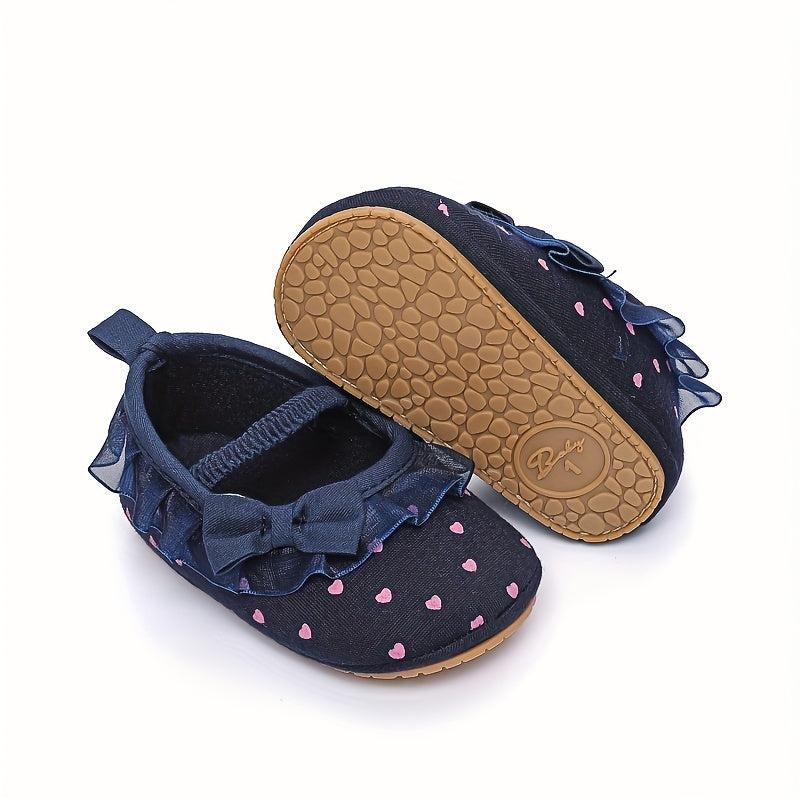 Soft Soled Anti Slip Baby Shoes 0-12 Months Girls