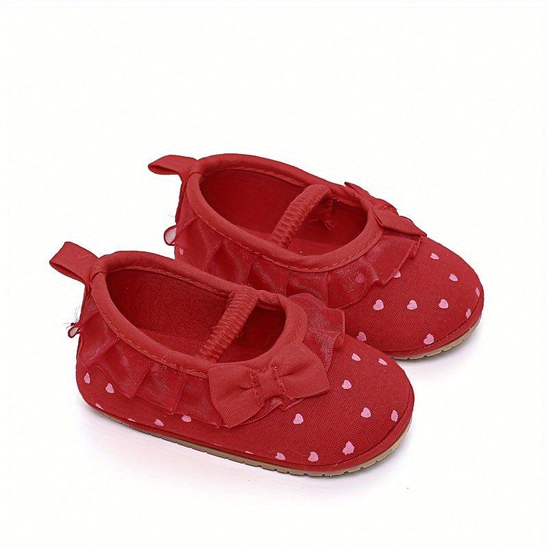 Soft Soled Anti Slip Baby Shoes 0-12 Months Girls