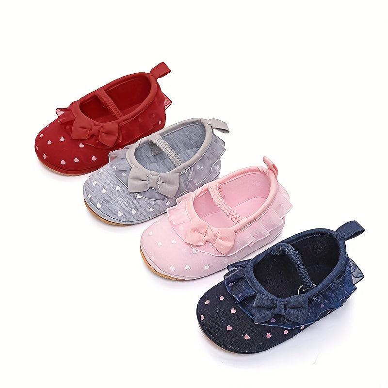 Soft Soled Anti Slip Baby Shoes 0-12 Months Girls