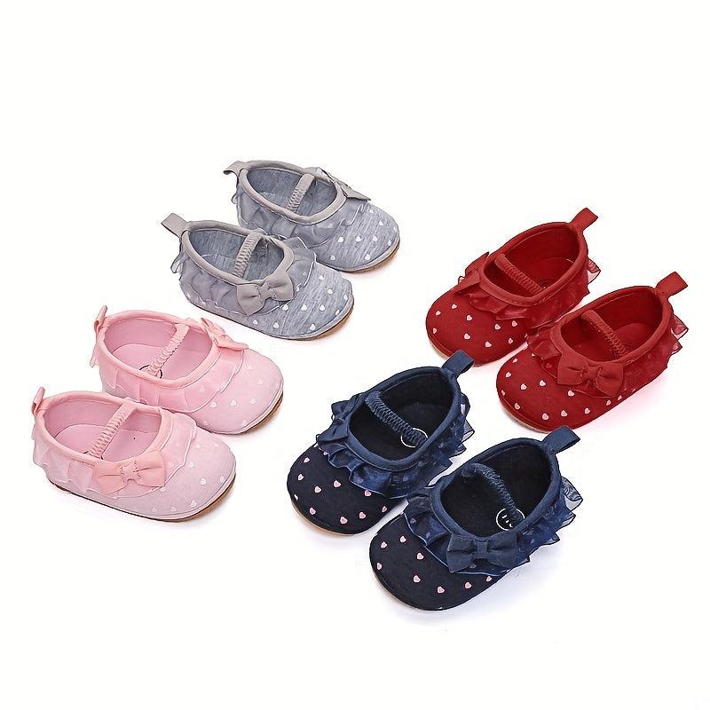 Soft Soled Anti Slip Baby Shoes 0-12 Months Girls