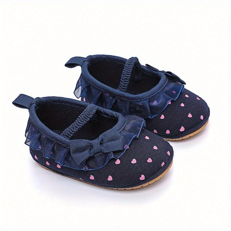 Soft Soled Anti Slip Baby Shoes 0-12 Months Girls