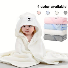 Soft & Absorbent Baby Kids Cartoon Animal Bath Towel & Robe