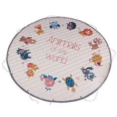 Cartoon Baby Crawling Mat & Toy Storage Mat