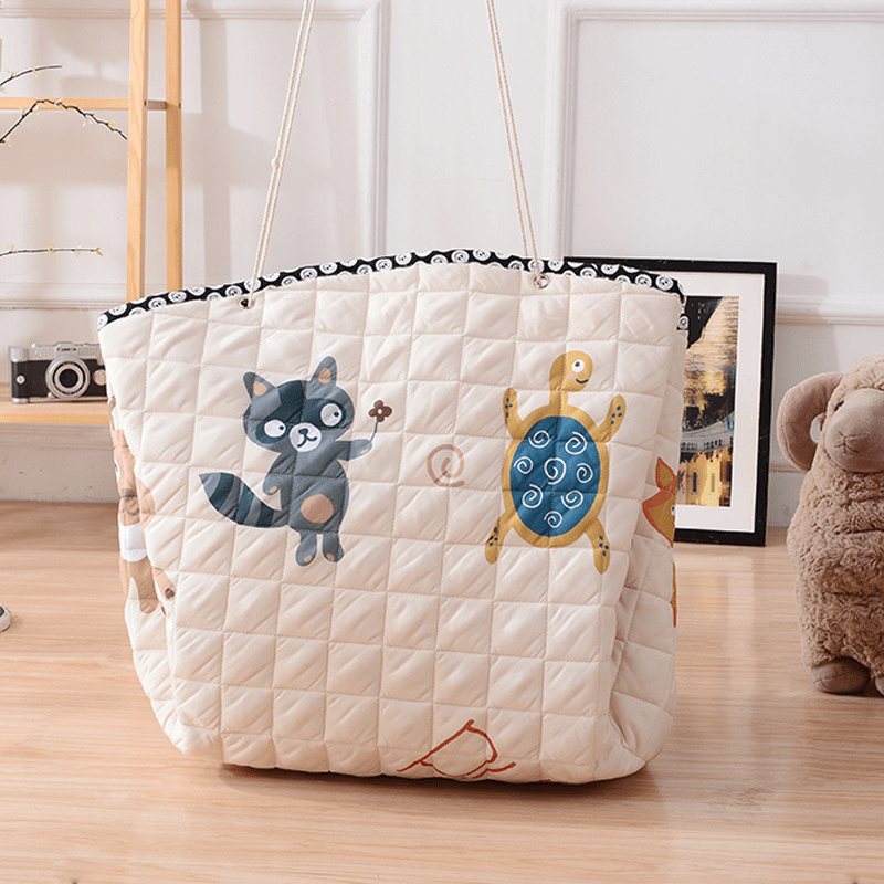 Cartoon Baby Crawling Mat & Toy Storage Mat