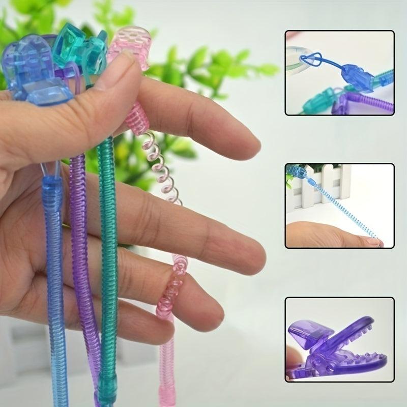2pcs Baby Pacifier Clip Chain Holder Strap Keep Pacifier Secure