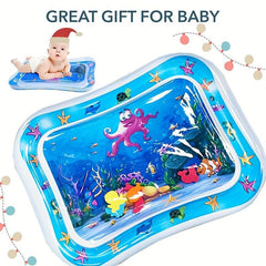 Inflatable Tummy Time Water Mat - Baby & Toddler Play Activity Center