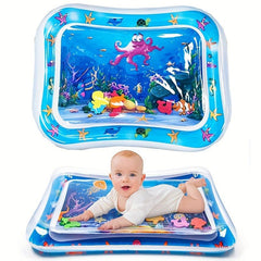 Inflatable Tummy Time Water Mat - Baby & Toddler Play Activity Center