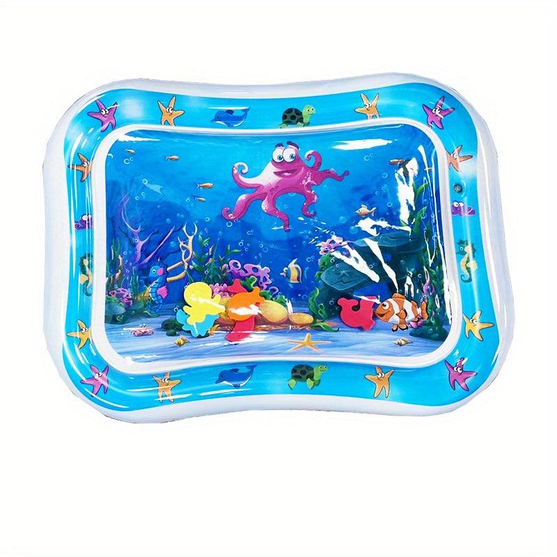 Inflatable Tummy Time Water Mat - Baby & Toddler Play Activity Center