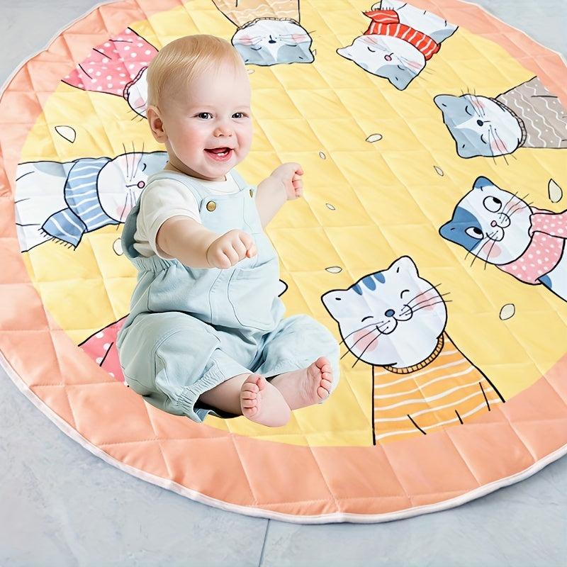 Round Children's Play Mat Non-slip Baby Crawling Mat