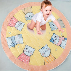 Round Children's Play Mat Non-slip Baby Crawling Mat