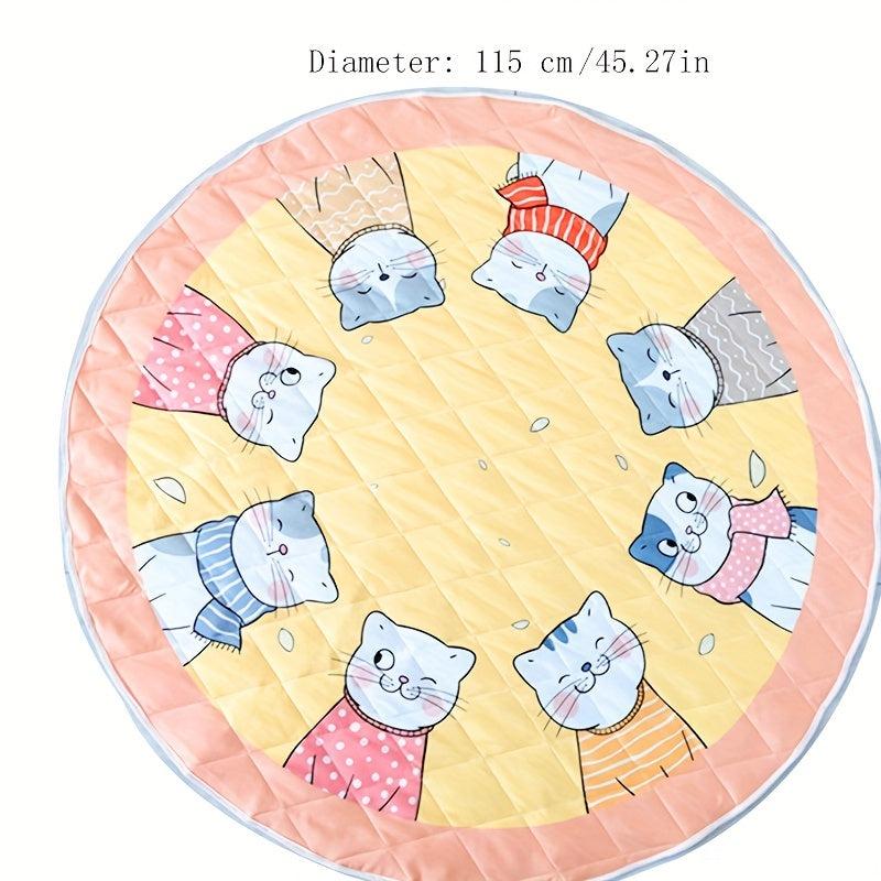 Round Children's Play Mat Non-slip Baby Crawling Mat