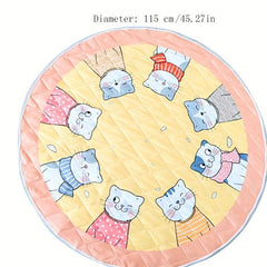 Round Children's Play Mat Non-slip Baby Crawling Mat