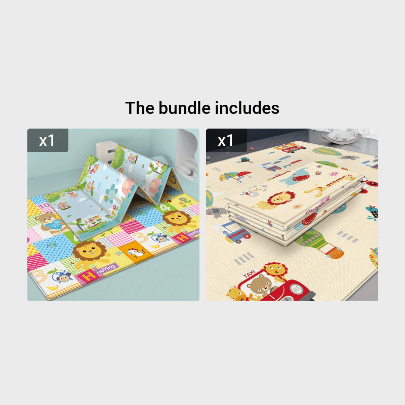 Foldable Baby Crawling Mat Waterproof Easy Clean Play Mat