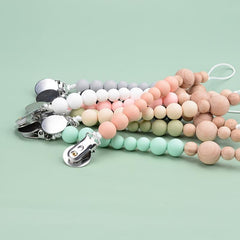 Silicone Pacifier Clip Chain BPA Baby Teether Toy