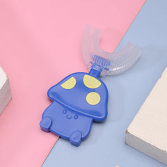 2 Years Kids' U Shaped Toothbrush Silicone for Oral Cleaning
