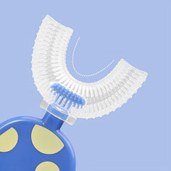 2 Years Kids' U Shaped Toothbrush Silicone for Oral Cleaning