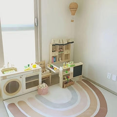 Rainbow Crawling Mat for Kids' Bedroom & Living Room
