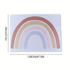 Rainbow Crawling Mat for Kids' Bedroom & Living Room